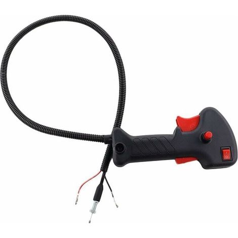 Reemo Poignée d'accélérateur pour débroussailleuse Dolmar MS27U, Matrix BMS 900-4, Demon RQ580 (1/4)