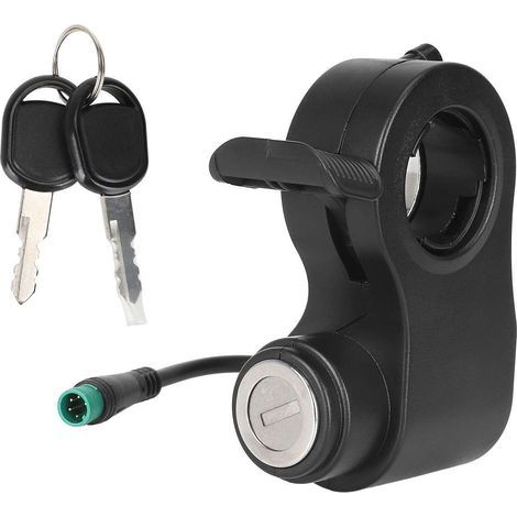 KUGOO Gashebelschalterschloss, Schlüsselschloss für Kukirin G2Pro/G2 Max Elektroroller (1/4)