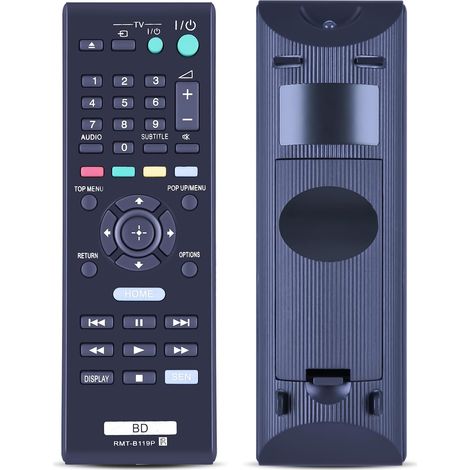 Télécommande de Rechange RMT-B119P pour Lecteur Sony pour Blu-Ray BDP-S1100 BDP-S4100B BDP-S1100B BDP-S490 BDP-S390 BDP-S590 BDP-S3100 BDP-S5100 BDP-S4100 BDP-S390B pour télécommande Sony (1/5)