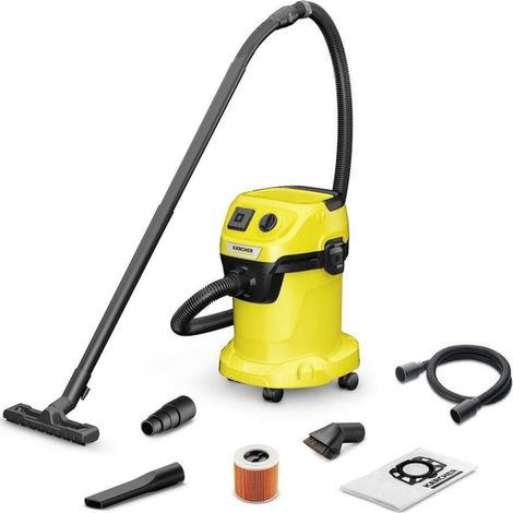 Kärcher WD 3 P Aspirapolvere Giallo 17 L 1000 W