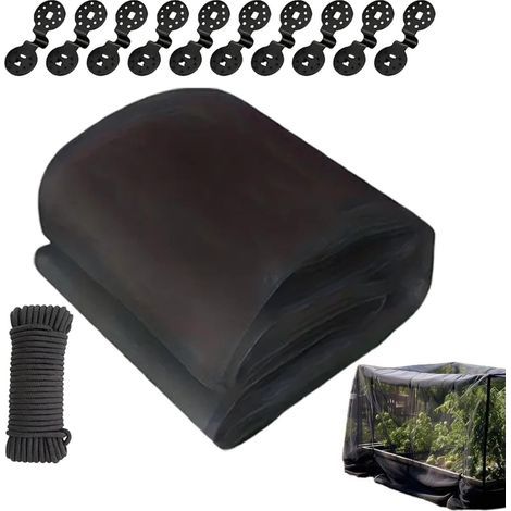 für den Garten 12 Stück atmungsaktiv mit Clips Netz für (1/5)