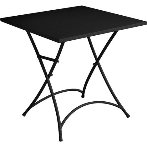 Klapptisch 70x70cm aus Eisen für Bar Restaurant Garten draußen Dixon (1/4)