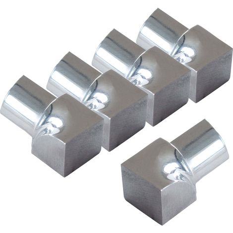 Dalsys Inneneck für Fliesenschiene Viertelkreisprofil Edelstah, Fliesenprofil - Poliert 8mm, 5 Stück