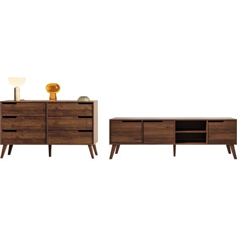 Conjunto de salón Otis I, Nogal (1/5)