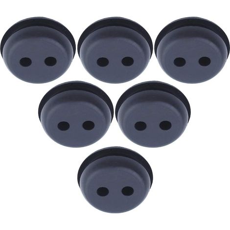 Réservoir de carburant Oeillet en caoutchouc pour trou 2 trous 21 mm (13/16 ") Coupe-herbe mangeur de mauvaises herbes Kit de remplacement (1/5)