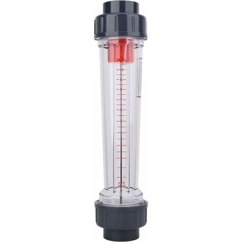 Débitmètre de Liquide, LZS-40 (D) Type de tube en plastique, Débitmètre Eau de liquide Débitmètre de débit d'eau de haute précision Plage de mesure : 1-10 m³/H, Adapté à la Mesure de Divers Liquides (1/5)