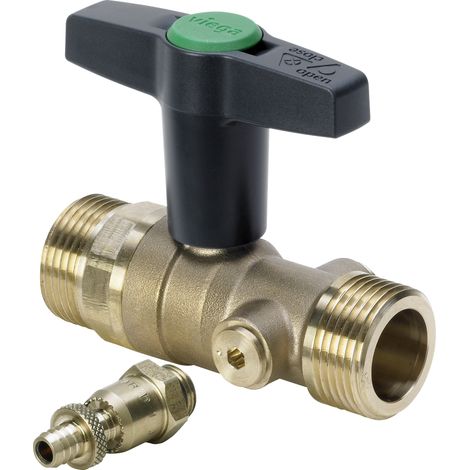 Vanne à bille Easytop 2275.6 en bronze au silicium G1