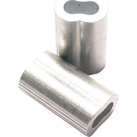 PÖSAMO Alu-Pressklemmen OS-1A f.Drahtseil-Ø 1,5mm a30St (1/3)