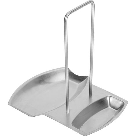Support de rangement pour couvercles de casseroles et cuillères en acier inoxydable 304 épais, accessoire de cuisine (1/5)