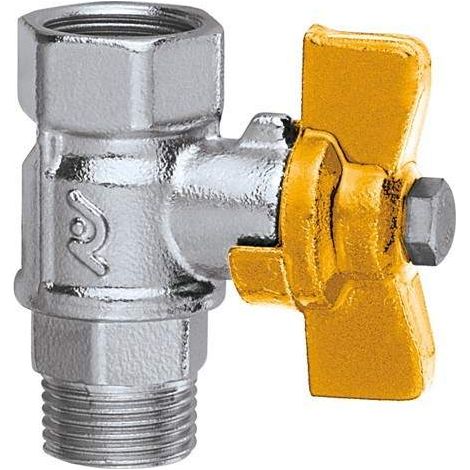 Rubinetto d'intercettazione con guarnizione Caleffi 250300-250400 3/8"M X 3/8" F (1/6)