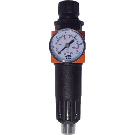 Filtro e Riduttore Regolatore Pressione 1/2" Aria Compressa Utensili Pneumatici