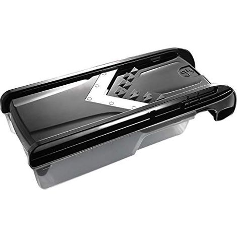 ibili Mandolina Easycook V nera con 6 lame intercambiabili (1/3)