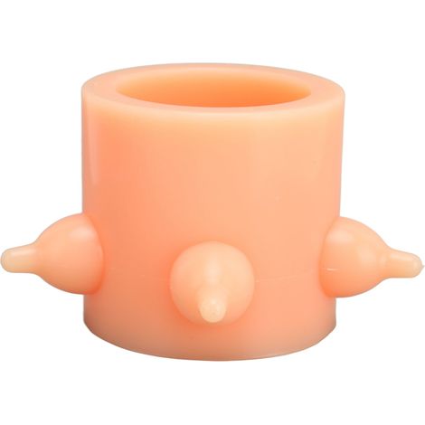 Biberon in silicone alimentare con tettarelle multiple, ideale per l'alimentazione di gattini e cuccioli. (1/5)