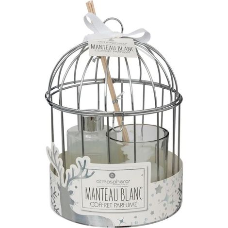 Paris Prix - Coffret Bougie & Diffuseur Parfum lola 20cm Blanc (1/5)
