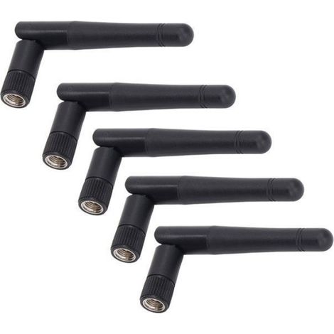 Antenne Wi-Fi externe 2,4 GHz - Gain élevé 3 dBi - Filetage femelle SMA - Broche interne (1/5)