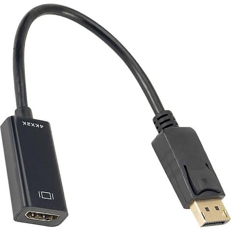 Câble adaptateur DisplayPort vers HDTV robuste et durable, compatible avec une variété d'appareils, adapté à un usage quotidien et disponible en plusieurs couleurs. (1/5)
