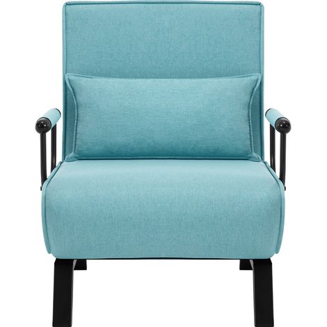CAIziCanapé-lit, fauteuil-lit élégant, chaise convertible pour dormir, chaise TV extensible avec dossier réglable (fauteuil-lit uniquement) (1/5)