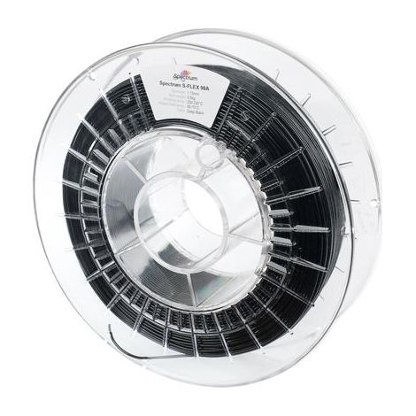 Filamento Spectrum S-Flex 98A Nero Flessibile per Stampa 3D