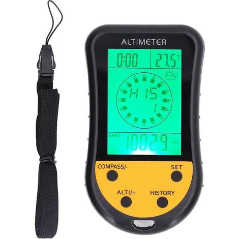 Digitaler Höhenmesser 8-in-1 Multifunktions-Barometer Thermometer Wettersensor