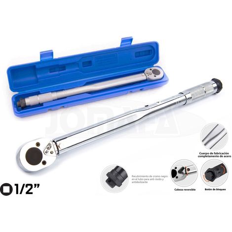 JOMAFA - LLAVE DINAMOMETRICA 1/2" 28-210 Nm Llave de carraca de apriete medido