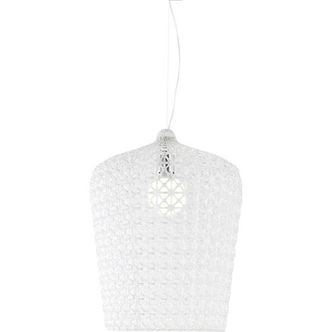 Lampada a sospensione Kabuki 15W 2700K Cristallo Kartell 09175B4 (1/2)