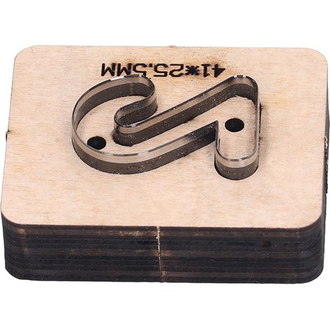 Outil de coupe en forme n° 2, 41 x 25,5 mm (1/5)