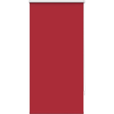 Maison Exclusive - Tenda a rullo oscurante 64,4x120 cm Tessuto Larghezza 60 cm Rosso