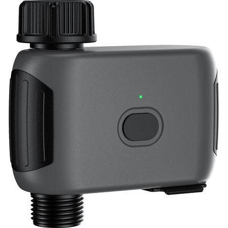 This smart WiFi irrigation timer features voice activation/weather detection, is frost and water resistant, and is an essential accessory for indoor and outdoor irrigation.--DTEKGAZ