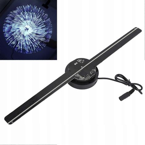Projecteur d'hologrammes 3D 224 LED 42 cm 800 x 480 Wi-Fi noir - 60 pouces (1/5)