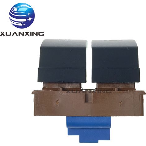 35D959903 Interrupteur de réservoir de carburant/interrupteur de compartiment à bagages 4 broches adapté aux vitres électriques Volkswagen Passat et Audi. (1/5)