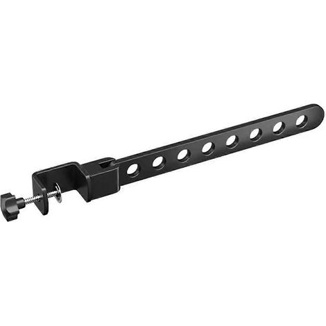 Étendoir à linge à fixation par fenêtre, étendoir pour balcon de dortoir NOIR (1/4)