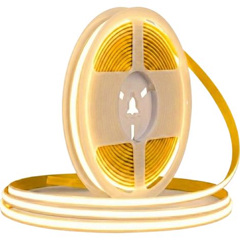 LED-Streifen 24V COB 10m IP20 Lichtstärke 320LEDs/Meter, 3000K Warmweiß (1/5)