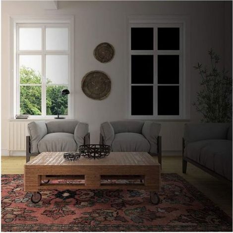 Film Occultant - Pour Fenêtre Vitre Lisse - Protection Intimité et Rayons UV - 150 cm x 75 cm - PVC Sans Colle Réutilisable (1/5)