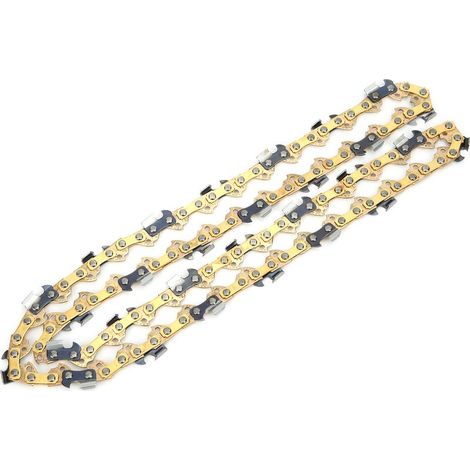 Flammkraft – Chaîne de tronçonneuse carbure 16 pouces – 59 maillons – Pour bois dur – Coupe nette sans éclat – Compatible tronçonneuses thermiques et électriques