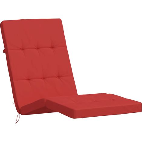 Liegestuhl-Auflagen 2 Stk. Rot Oxford-Gewebe vidaXL