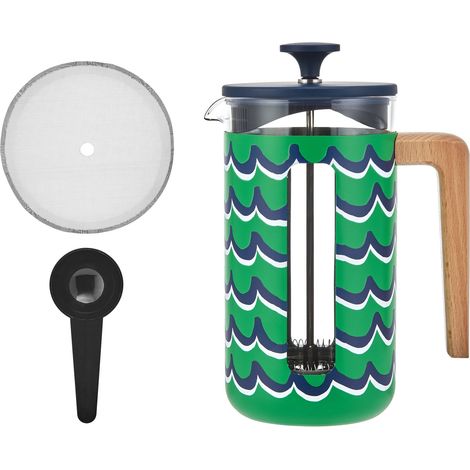 Macchina da caffè la-cafetiere pisa acciaio inox manico legno 8 tazze