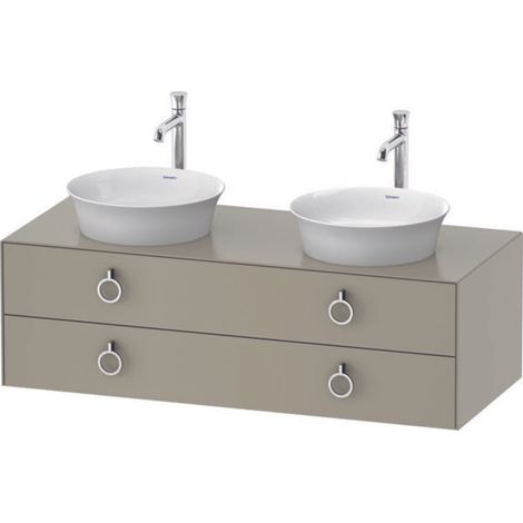 Duravit White Tulip, Waschtischunterbau wandhängend, Breite 1300 (1/2)