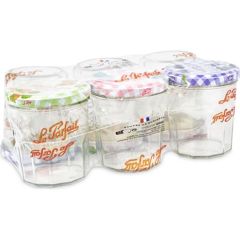 POT A CONFITURE 324ML+COUV.METAL X6 LE PARFAIT - 43668T2 (1/5)