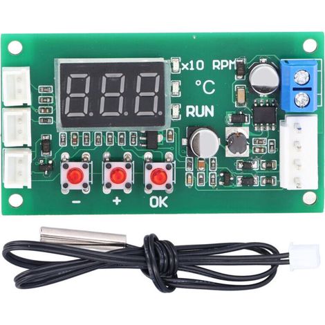 4-Draht-PWM-Temperaturregler mit Lüfter, digitales Modul für EBM EC 5A DC12-48V (1/5)