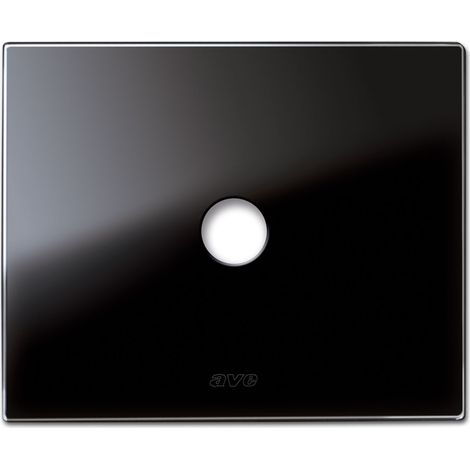 Placca New Style Vetro Nero As.1Com AVE 44PVN01NAL