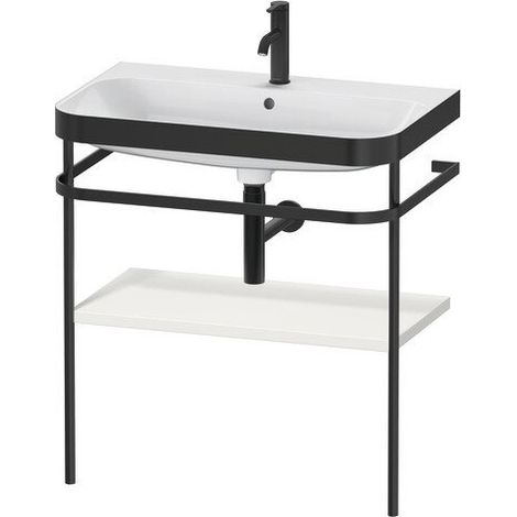 DURAVIT HP4737O3939 Meuble métallique avec Happy D.2 Plus, pied au sol