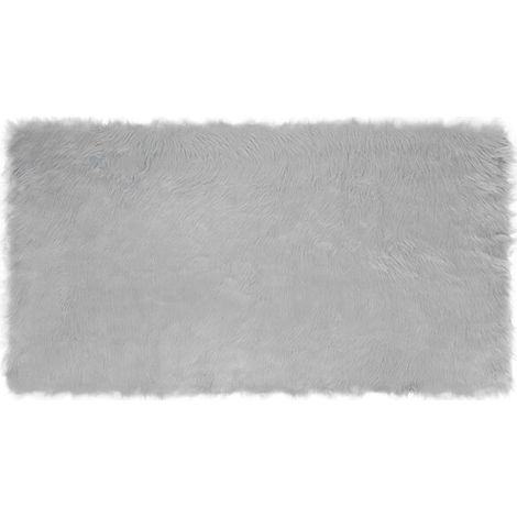 Tapis imitation Tafalda, gris, 60 x 110 cm, polyester (1/5)