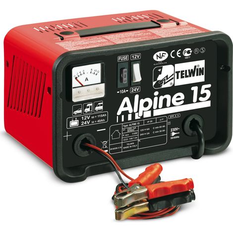 Caricabatteria auto portatile telwin alpine 15 tensione 12-24v carica batteria - Salone (1/2)