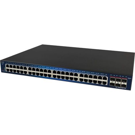Allnet Conmutador inteligente gestionado de capa 2, 54 puertos, 48 puertos 1 GbE, 6 SFP+ (1/5)