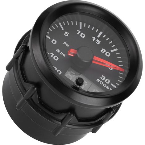 Jauge de pression turbo LED 7 couleurs 2in/52mm universel indicateur numérique PSI compteur de boost à aiguille (1/5)