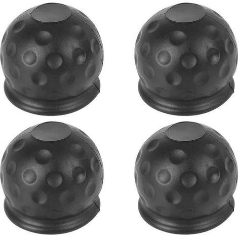 4er Set Anhängerkupplung Abdeckung Gummi 55mm für Anhänger Wohnwagen (1/5)