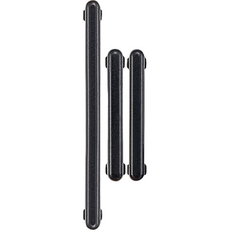 Botones de encendido, volumen y función para Samsung Galaxy S9 S9+, negro