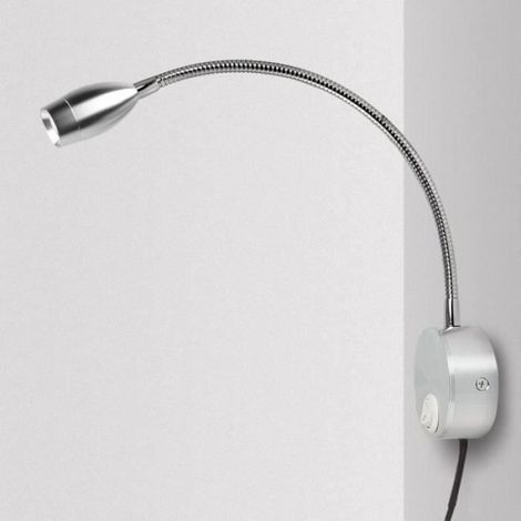 Lampe Murale - - Lampe de lecture LED - Col de cygne flexible - 3 W - Blanc chaud (1/5)