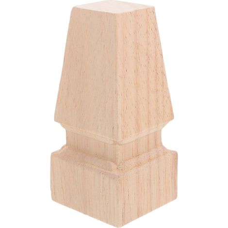 Pieds de meubles en bois massif, pieds carrés sculptés de style européen, adaptés aux tables et aux armoires, pièces de rechange pour la décoration intérieure, pieds en bois robustes. (1/5)
