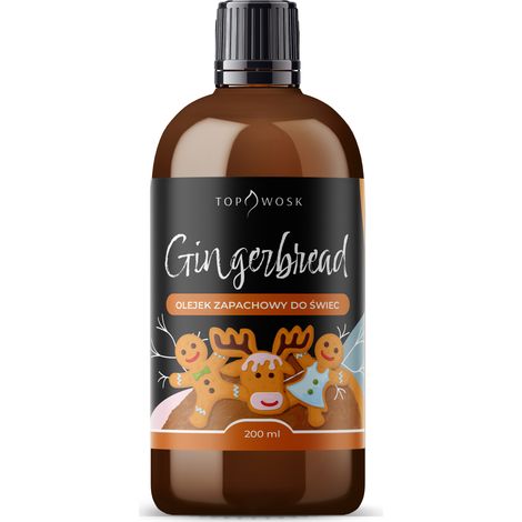 Aceite aromático para velas con aroma a pan de jengibre, 200 ml
